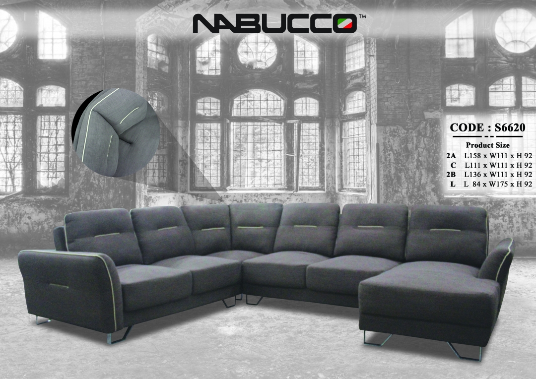 CONOR SET SOFA - S6620
