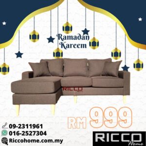 FABRIC 3 SEATER + STOOL