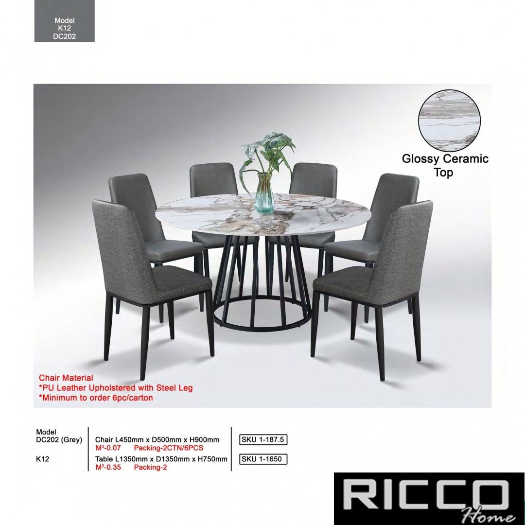 DINING SET6 K12