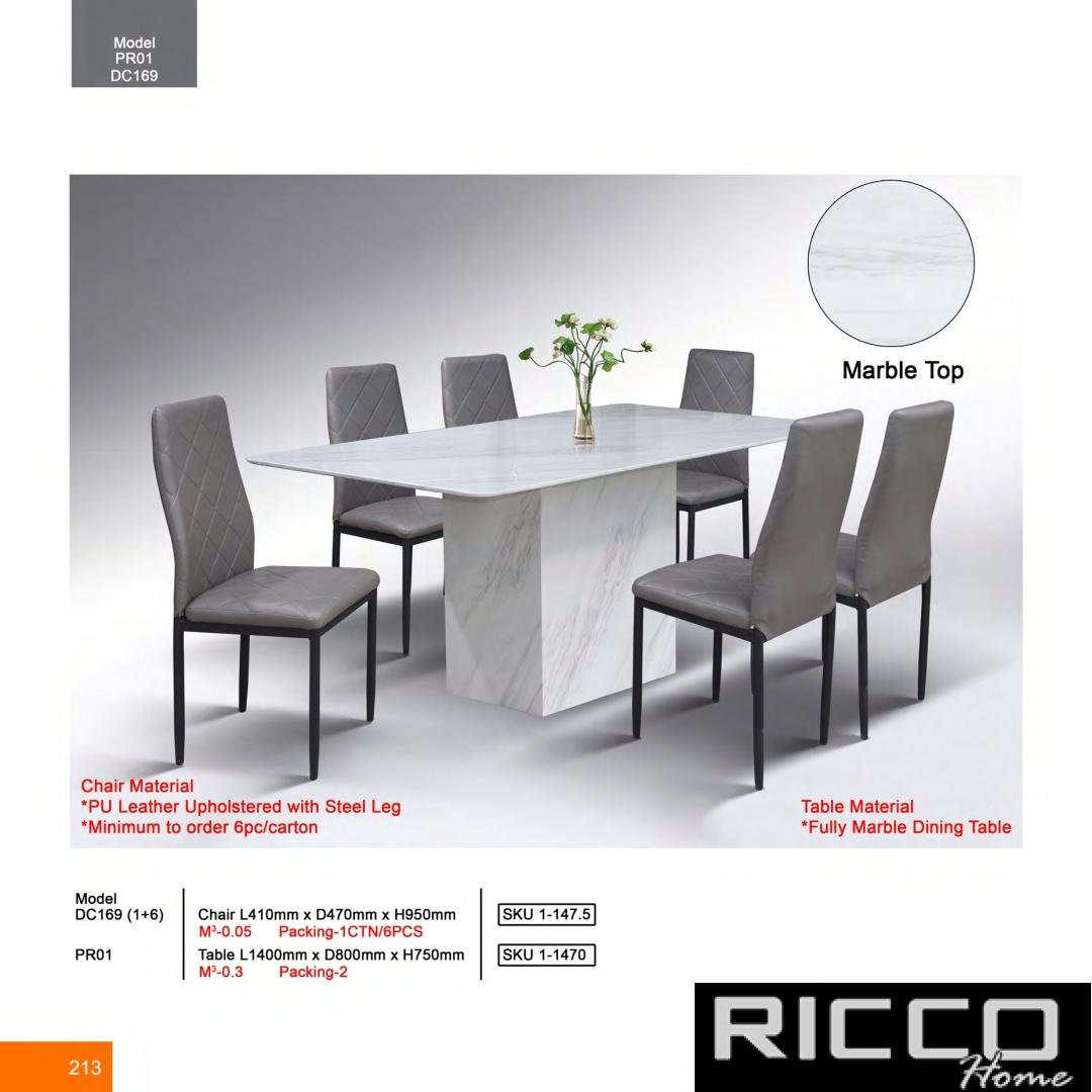DINING SET6 PR01