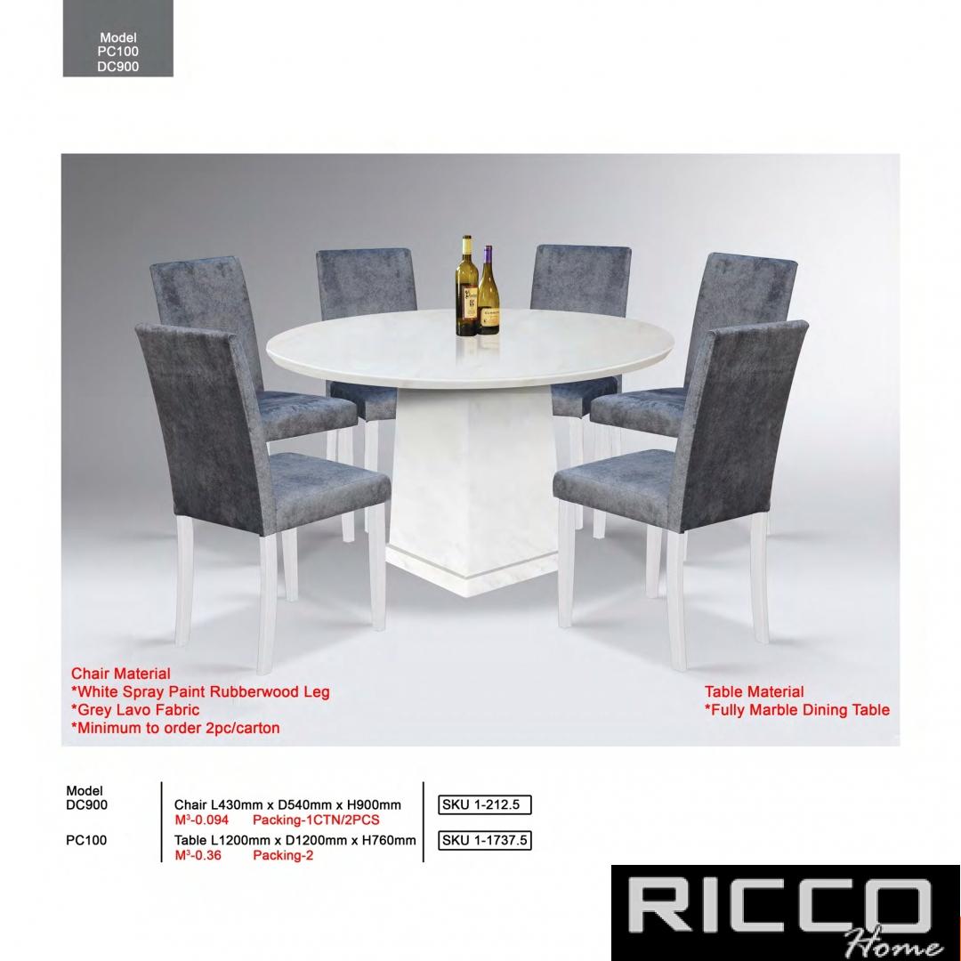 DINING SET6 PC100