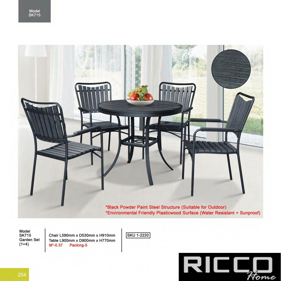 GARDEN SET 4 SEATER - SK715