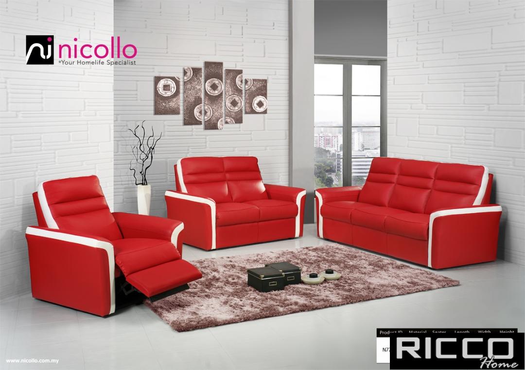 1Recliner+23 sofa-N7722