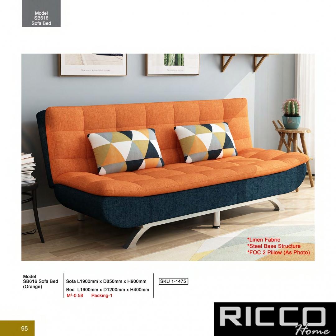 SOFA BED SB616 (ORANGE)