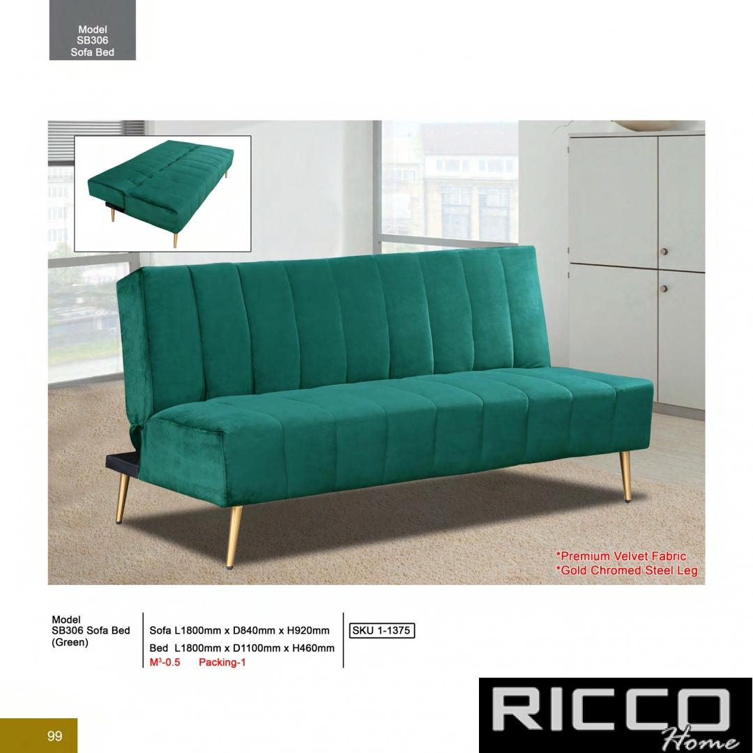 SOFA BED SB306 (GREEN)