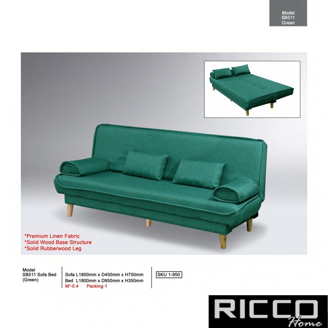 SOFA BED SB511 (GREEN)