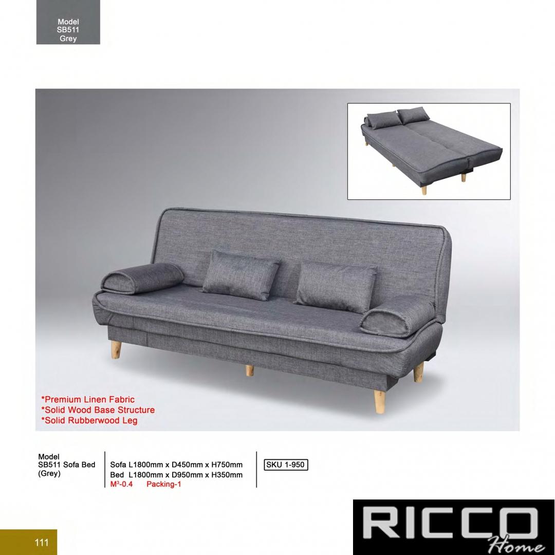 SOFA BED SB511 (GREY)